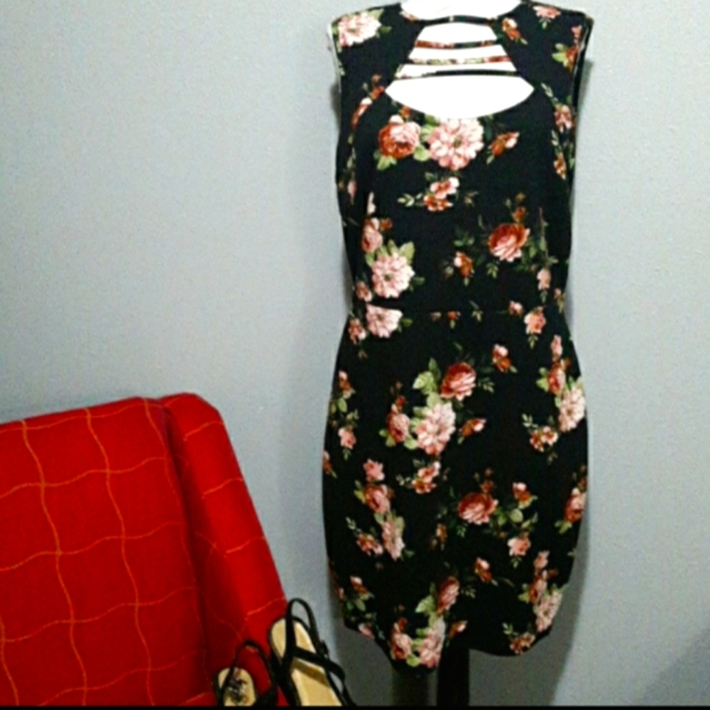 Self Flowered Dress